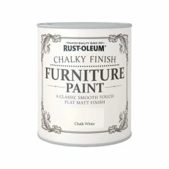 Outlet 🛒 Rust-Oleum Rust-Oleum Chalk White Matt Furniture Paint ✔️