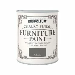 Promo 👏 Rust-Oleum Rust-Oleum Anthracite Matt Furniture Paint 🌟