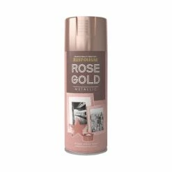 Outlet ⭐ Rust-Oleum Rust-Oleum Rose Gold Metallic Spray Paint 🔥