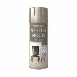Best deal ⌛ Rust-Oleum Rust-Oleum White Gold Metallic Spray Paint 400ml 🛒