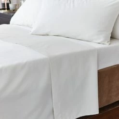 Best Sale 🌟 Hotel Hotel Cotton 230 Thread Count Sateen Flat Sheet ⭐