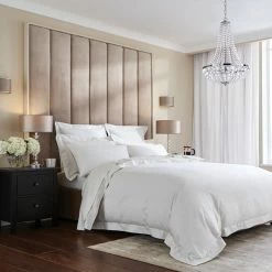 Discount 🛒 Hotel Hotel Cotton 230 Thread Count Sateen Cream Duvet Cover 🤩