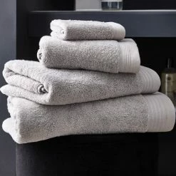 Deals ✨ Hotel Hotel Pima Cotton Soft Grey Towel 🔥