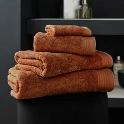 Wholesale 🤩 Hotel Hotel Pima Cotton Burnt Orange Towel ⌛