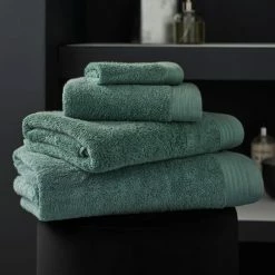 Promo 😀 Hotel Hotel Pima Cotton Jade Towel 🎁