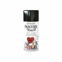 Budget 🤩 Rust-Oleum Rust-Oleum Painters Touch Black Enamel Spray Paint 150ml ✔️