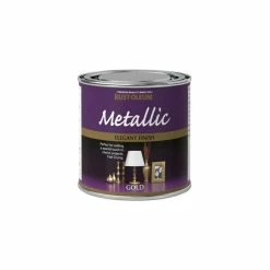 Best Sale ⭐ Rust-Oleum Rust-Oleum Gold Metallic Paint 250ml 🥰