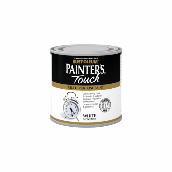 Best Pirce ⌛ Rust-Oleum Rust-Oleum White Satin Painter's Touch Toy Safe Paint 250ml 🔥 1 Best Pirce ⌛ Rust-Oleum Rust-Oleum White Satin Painter's Touch Toy Safe Paint 250ml 🔥