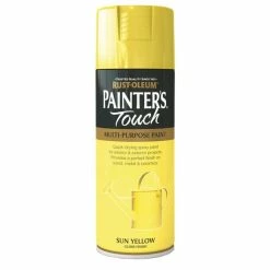 Brand new 👍 Rust-Oleum Rust-Oleum Sun Yellow Gloss Painter's Touch Spray Paint 400ml 🔥