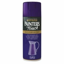 Best Pirce 💯 Rust-Oleum Rust-Oleum Purple Gloss Painter's Touch Spray Paint 400ml 😀