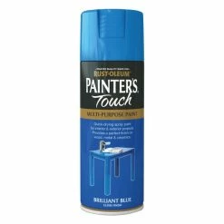 Cheap 😍 Rust-Oleum Rust-Oleum Brilliant Blue Gloss Painter's Touch Spray Paint 400ml ⌛