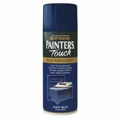 Buy 🔔 Rust-Oleum Rust-Oleum Navy Blue Gloss Painter's Touch Spray Paint 400ml ⌛