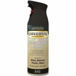 Brand new 🌟 Rust-Oleum Rust-Oleum Matt Black Universal All-Surface Spray Paint 400ml ⌛