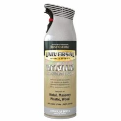 Best Sale 🌟 Rust-Oleum Rust-Oleum Titanium Silver Universal Metallic All-Surface Spray Paint 400ml 🎉