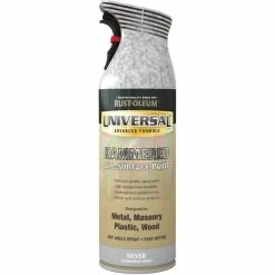 Best Pirce ⭐ Rust-Oleum Rust-Oleum 🔨 Hammered Silver Universal All-Surface Spray Paint 400ml 🔥