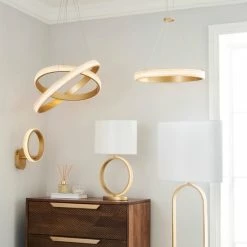 Promo 🛒 Hotel Hotel Harrogate 1 Light Integrated LED Ceiling Fitting ❤️ -Hotel shop 30730536 alt06