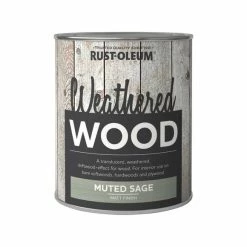Best deal 🌟 Rust-Oleum Rust-Oleum Muted Sage Matt Weathered Wood Paint 750ml 🥰