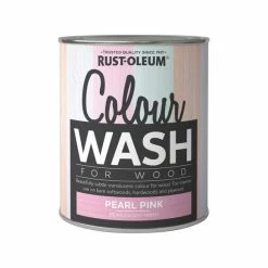 Best Sale โ๏ธ Rust-Oleum Rust-Oleum Pearl Pink Colour Wash Paint 750ml โค๏ธ
