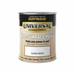Coupon 🛒 Rust-Oleum Rust-Oleum White Gloss Universal All-Surface Paint 🎉