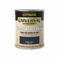 Hot Sale 🎉 Rust-Oleum Rust-Oleum Dark Grey Gloss Universal All-Surface Paint 😀