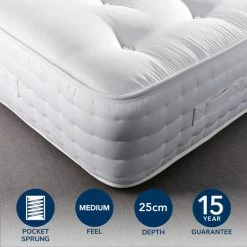 Hot Sale ✔️ Hotel Hotel Emperor Wool 1000 Pocket Sprung Mattress ⭐