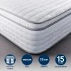New 👏 Hotel Hotel Memory Foam Pillow Top 2000 Pocket Sprung Mattress 👍