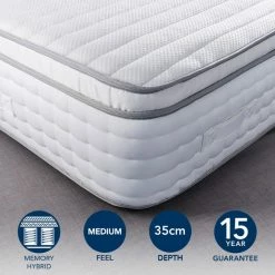 New 👏 Hotel Hotel Memory Foam Pillow Top 2000 Pocket Sprung Mattress 👍