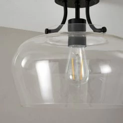 Promo ✨ Hotel Hotel Lilier Bathroom 1 Light Flush Ceiling Fitting 🛒 -Hotel shop 30789845 alt02